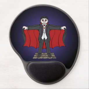 Cute Vampire/Dracula Gel Mouse Pad