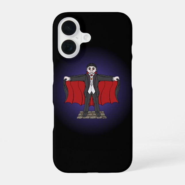 Cute Vampire/Dracula Iphone Case (Back)