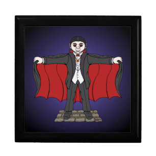 Cute Vampire/Dracula Jewelry Box