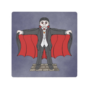 Cute Vampire/Dracula Metal Print