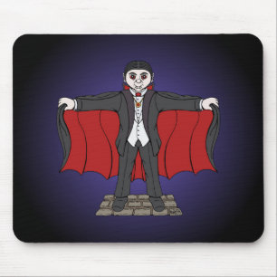 Cute Vampire/Dracula Mouse Pad