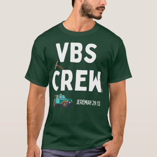 Cute VBS Digging Crew 2021 Vacation Bible School T_Shirt