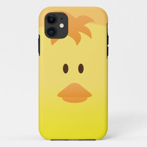 Cute Vector Art of Baby Chicken iPhone 11 Case