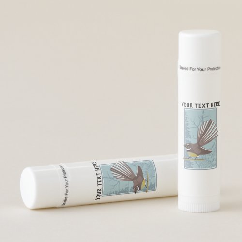 Cute vector fantail lip balm