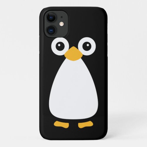 Cute Vector Penguin iPhone 11 Case