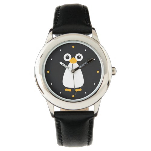 Cute Vector Penguin Watch