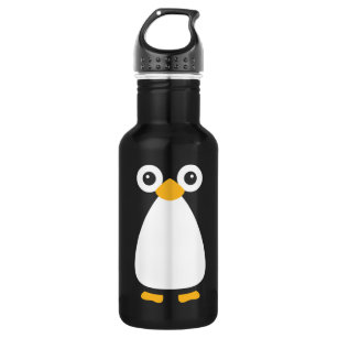 Cute Vector Penguin Water Bottle