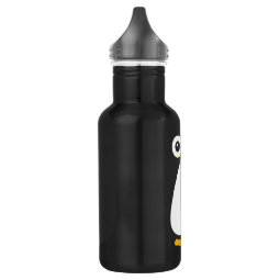 Cute Vector Penguin Water Bottle | Zazzle