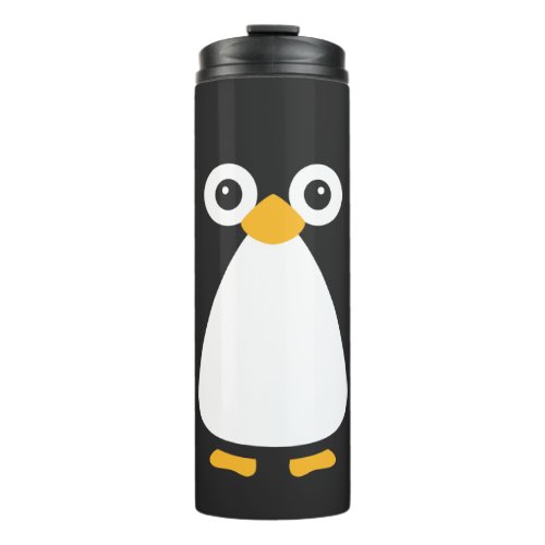 Cute Vector Penguin Water Bottle