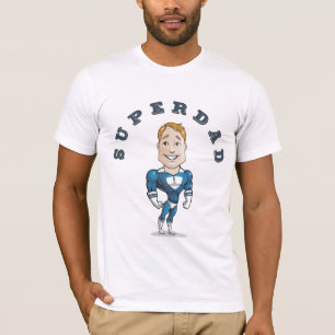 Cute Vector Super Dad T-Shirt