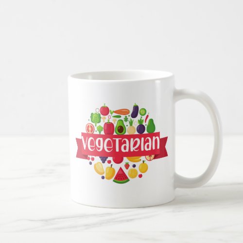 Cute Vegan Vegetarian Funny Quote Coffee Mug