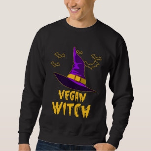 Cute veganism Halloween Matching Couples Vegan Wit Sweatshirt
