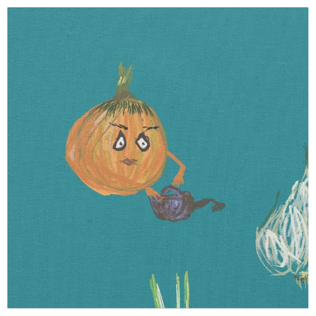 Cute vegetables fabric (Close Up)