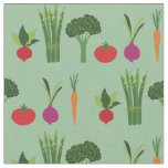 Cute Vegetables Food Fabric