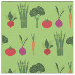 Cute Vegetables Food Fabric