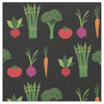 Cute Vegetables Food Fabric