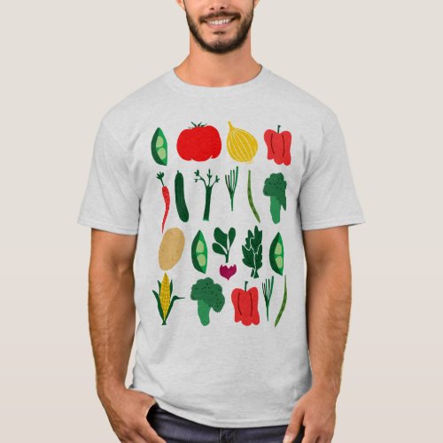 Cute Vegetables T_shirt