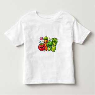 Cute Vegetables Y2K Toddler T-Shirt