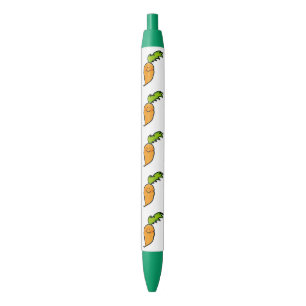 cute veggie carrot cartoon pen