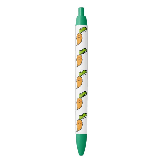 cute veggie carrot cartoon pen (Front Vertical)