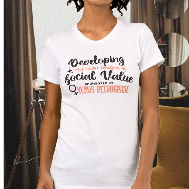 Cute Venus Typography T-Shirt (Creator Uploaded)