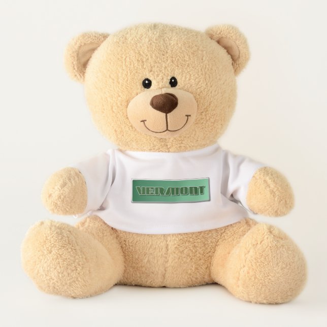 Cute Vermont Logo Teddy Bear (Front)