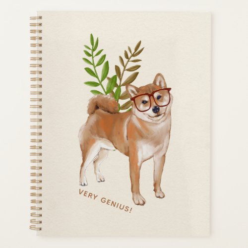 Cute Very Genius Doge Meme Planner