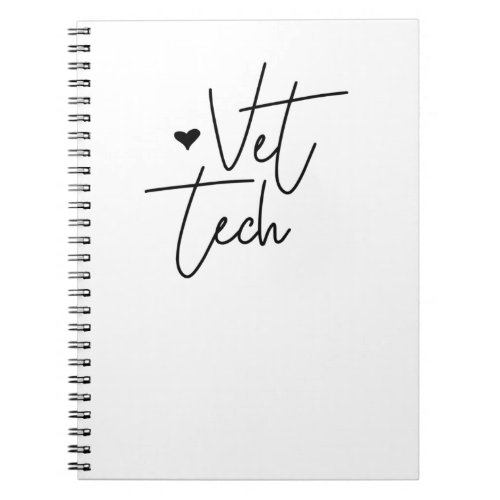 Cute Vet Tech Notebook