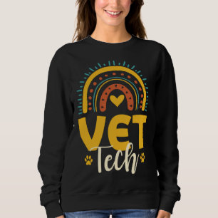 Cute Vet Tech Outfit Veterinarian Animal Nurse Sweatshirt