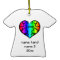 Cute victorian rainbow heart commemorative
