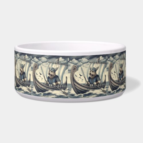 Cute Viking dog  Bowl