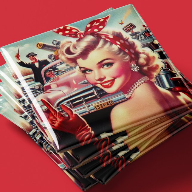 Cute Vintage 1950s Girl Magnet (Creator Uploaded)