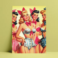 Cute Vintage Bikini Pin-ups
