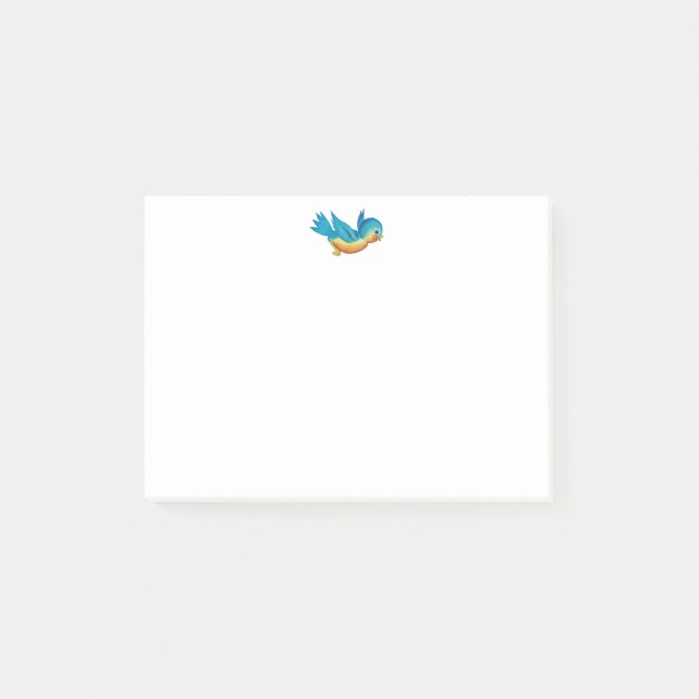 Cute Vintage Bird Notes (Front)
