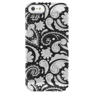Cute vintage black white paisley patterns