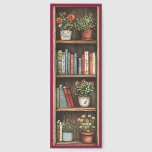 Cute Vintage Bookshelf Bookmarks