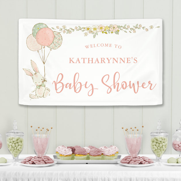 Rustic baby best sale shower banner