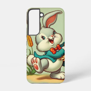 Cute, vintage cartoon Rabbit Samsung Galaxy S22 Case
