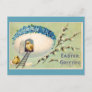 Cute Vintage Chicks Easter Greetings Postcard