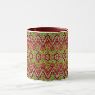 Cute vintage colorful arabic pattern mug