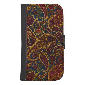 Cute vintage dark brown paisley design