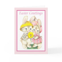 Cute Vintage Easter Bunny