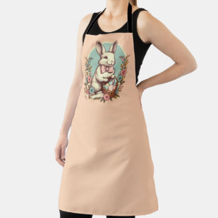 Cute, vintage Easter bunny/egg/basket Apron