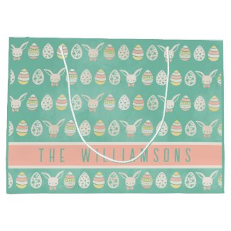 Cute Vintage Easter Eggs Personalized 