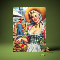 Cute Vintage Farmer Pinup