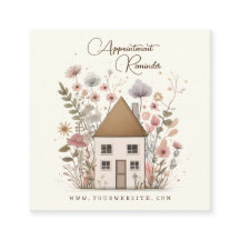 Cute Vintage Floral House Caregiver Services