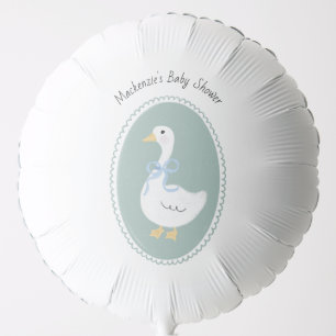 Cute Vintage Goose Baby Shower Balloon