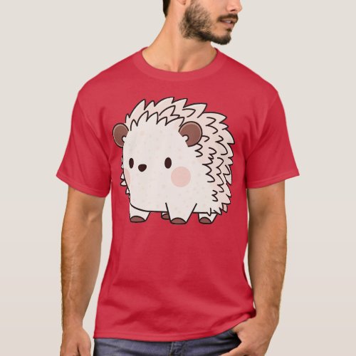 Cute vintage hedgehog 4 T_Shirt