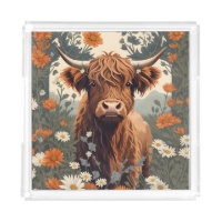 Cute Vintage Highland Cow