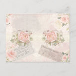 Cute Vintage-inspired Roses And Tickets  Postcard at Zazzle